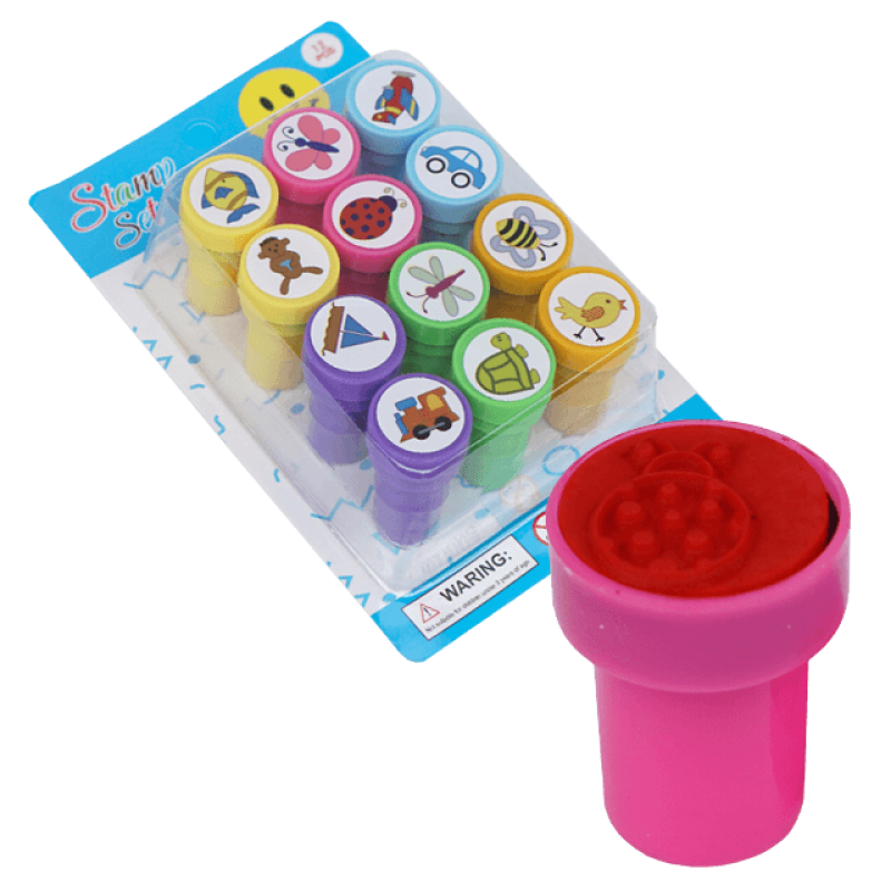 Kraft 12 stampile Animals